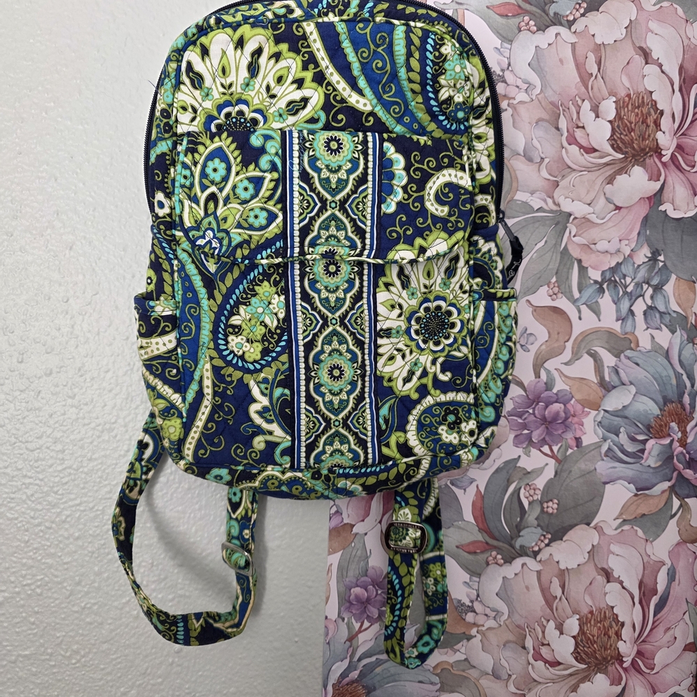 Vera Bradley RHYTHM & BLUES Small Backpack